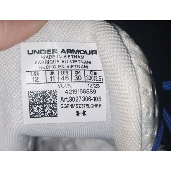 Under Armour UA Hammer 2.0 MC Men\'s Size 11.5 Cleats Shoes Football Linemen main image 12